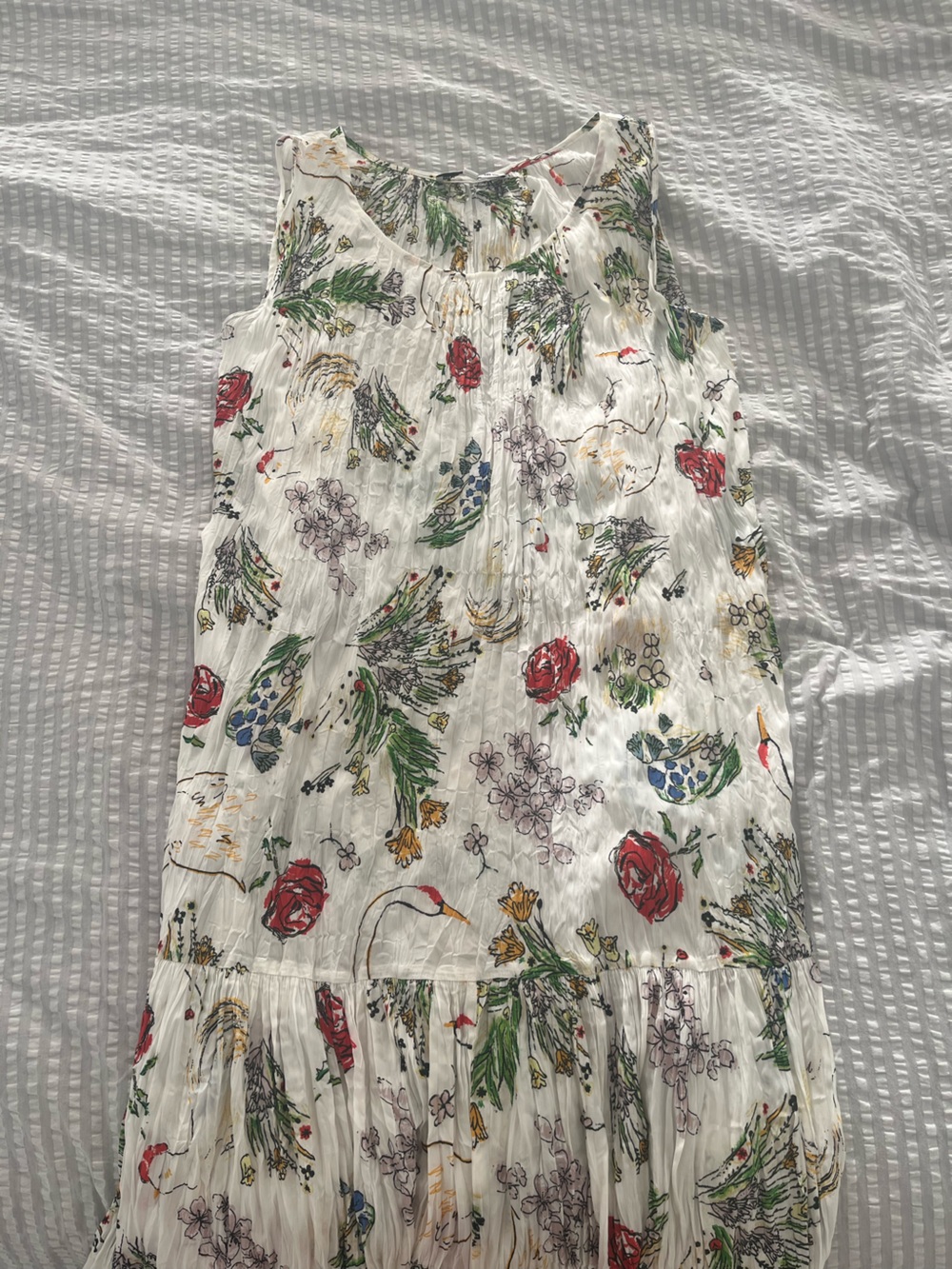 Ines De La Fressange Uniqlo Print Twist Dress